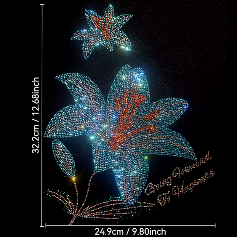 T-Shirt à fleurs en strass pour femmes