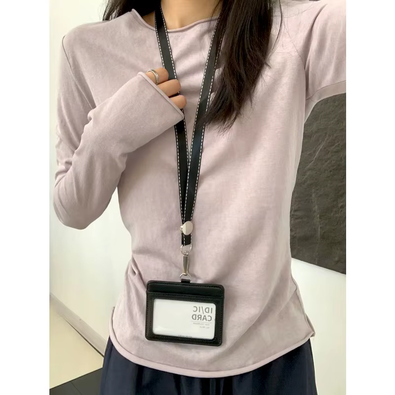 T-shirt à manches longues bouclé pour femmes