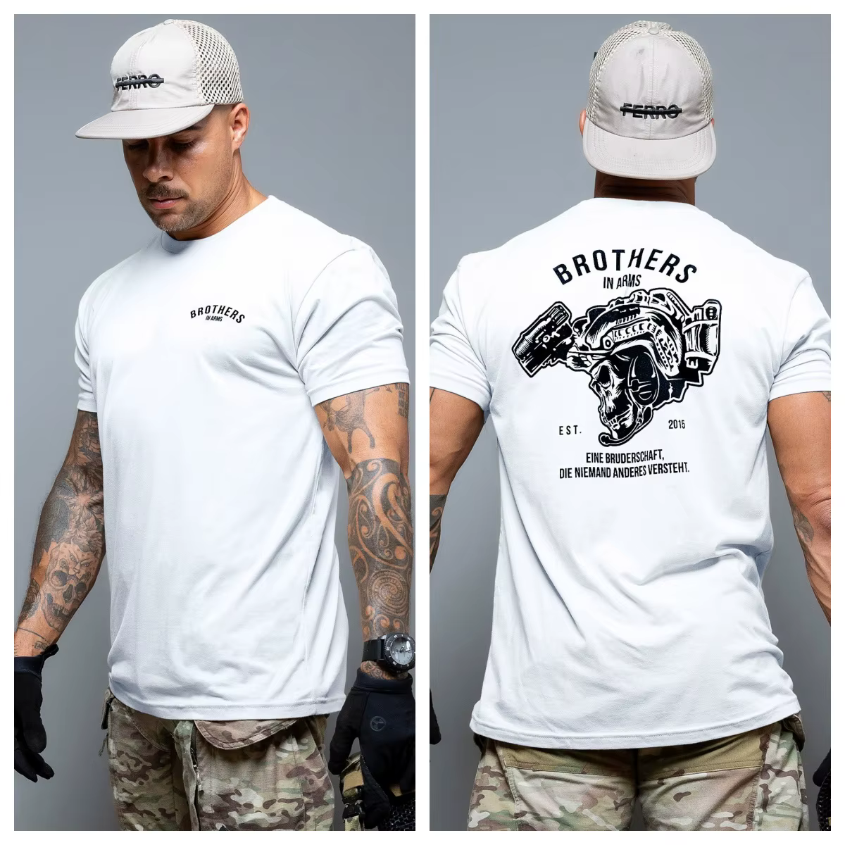 Brothers in Arms _ T-shirt respirant - Convient pour les vêtements de sport en pur coton