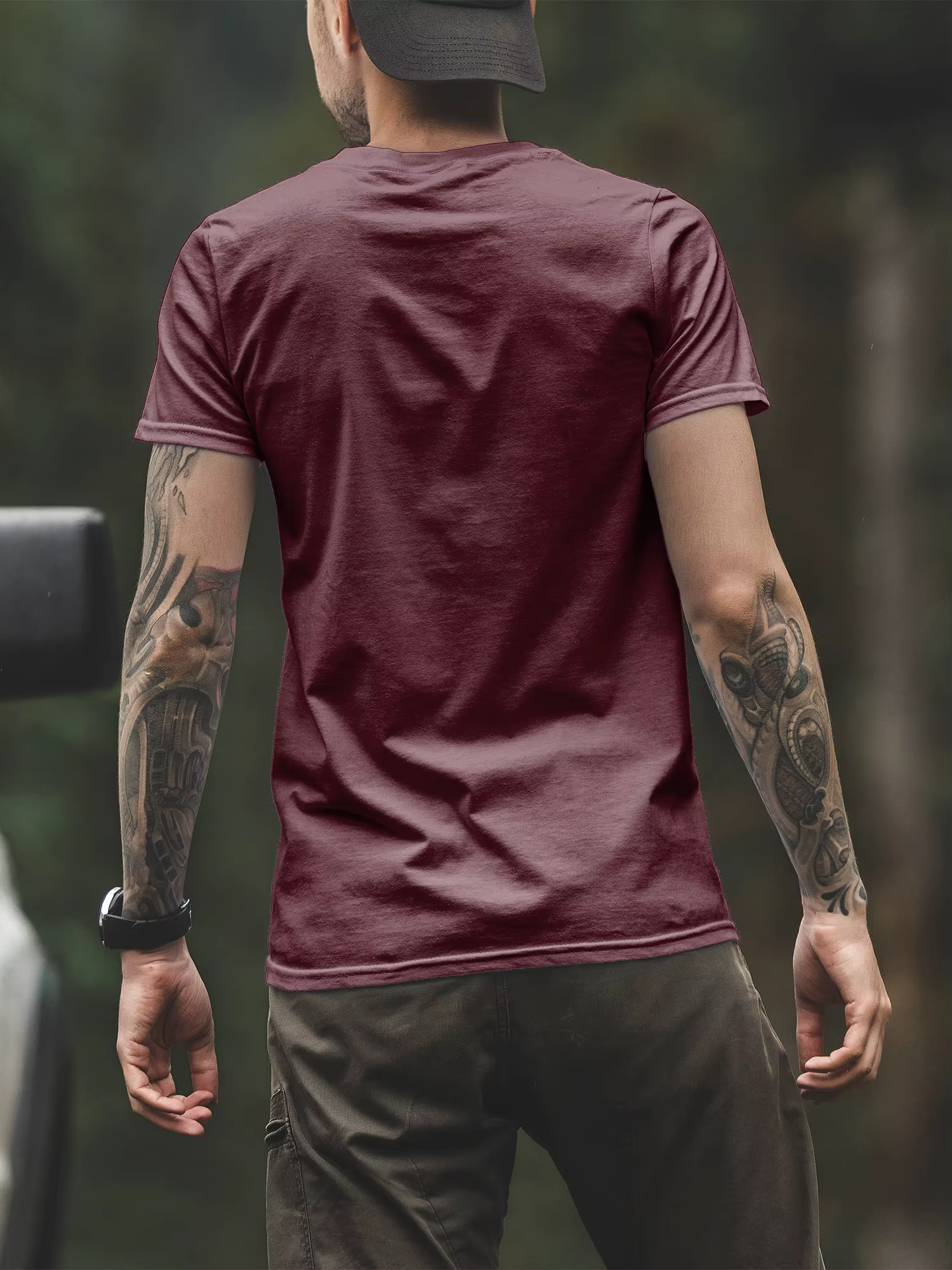 T-shirt à manches courtes pour homme avec imprimé graphique Popeye le marin