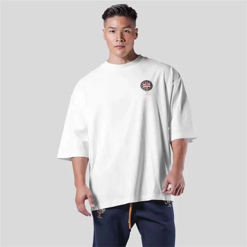 LYFT chemise de Sport hommes 2025 100% coton petit Logo Homme à manches courtes course t-shirt