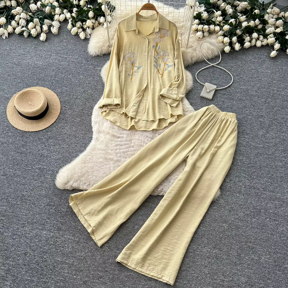 Ensemble pantalon femme deux pièces