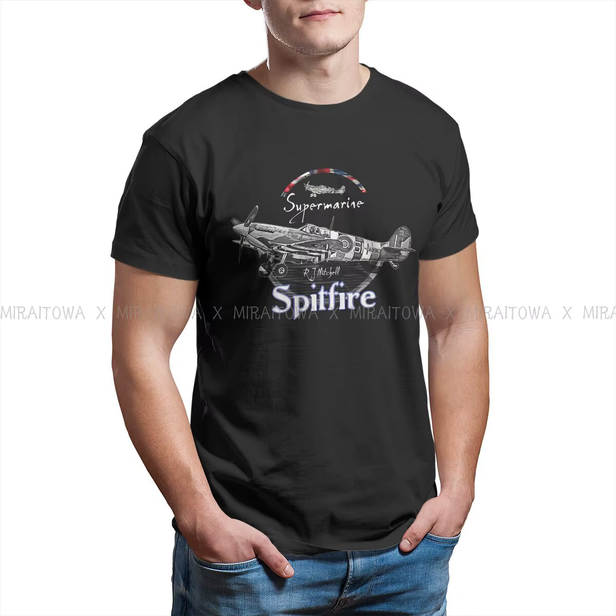 Spitfire – t-shirt créatif pour hommes