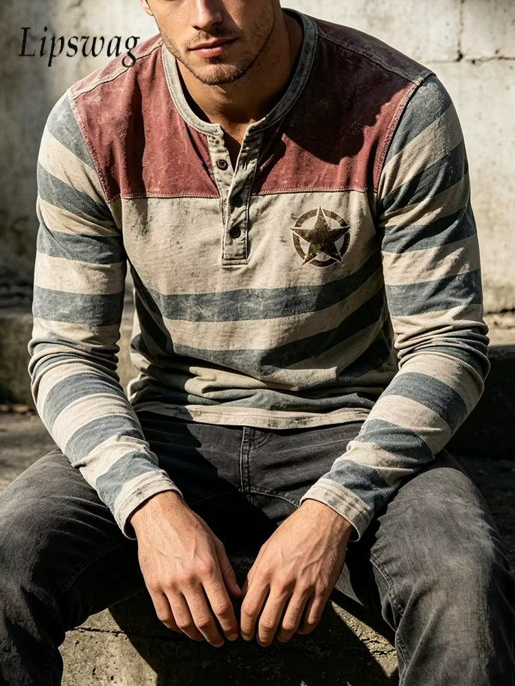 T-shirts décontractés pour hommes printemps-été