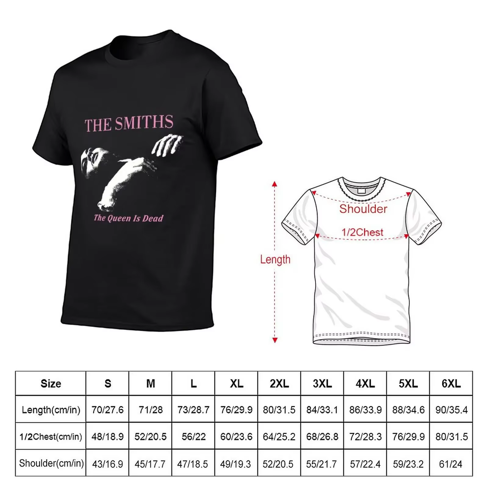 T-shirt graphique The Smiths pour hommes