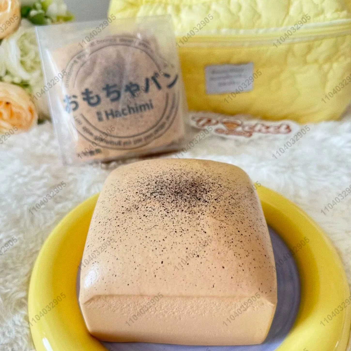 Jouet spongieux à remontée lente pour gâteau mousse, gâteau carré, sucre brun, rebond lent, jouet à presser, anti-souligné, main de libération, cadeau de détente