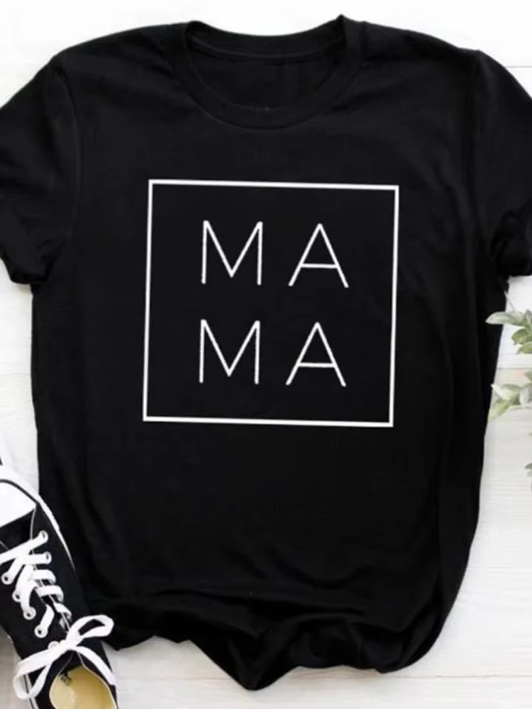 T-shirt manches courtes col rond femme, ample, mode été