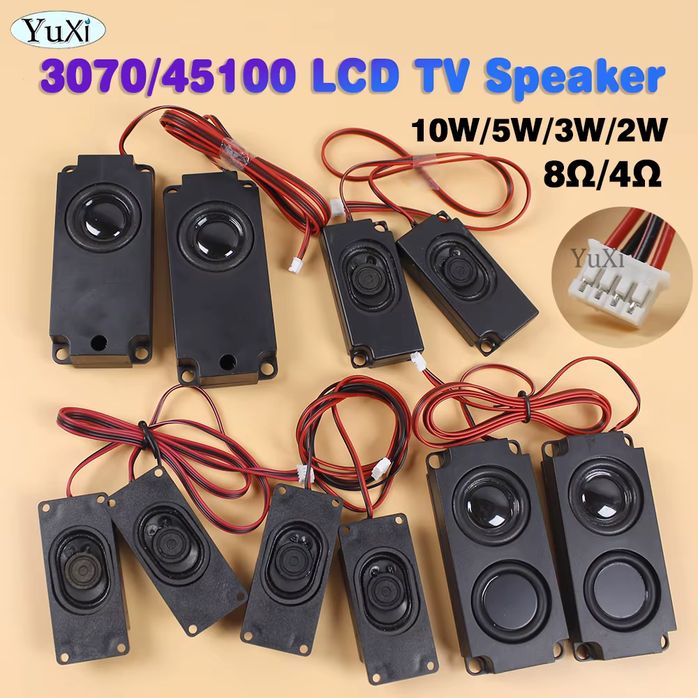 1 paire de haut-parleurs Audio portables pour ordinateur PC haut-parleur 3070 45100 LCD TV