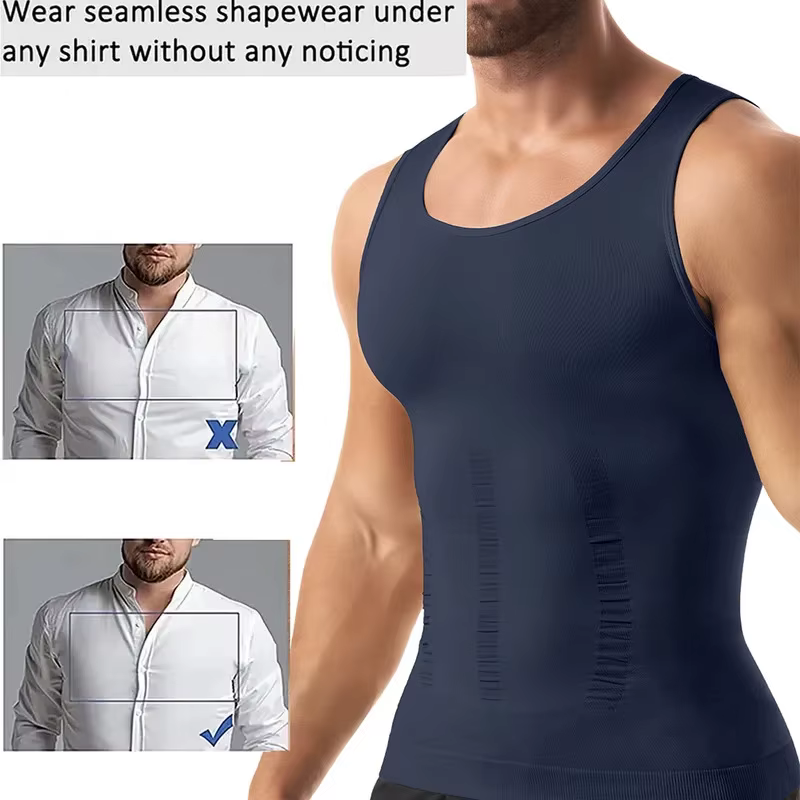 Chemise de compression pour homme pour sculpter le corps