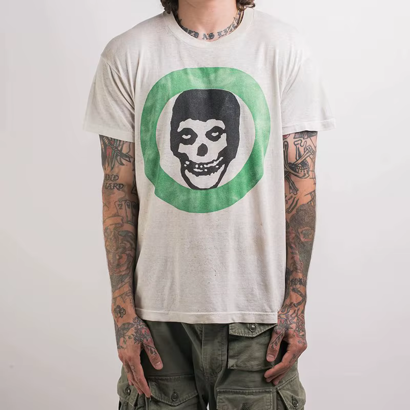 T-shirt décontracté Misfits Band Rock Hardcore Punk pour hommes et femmes