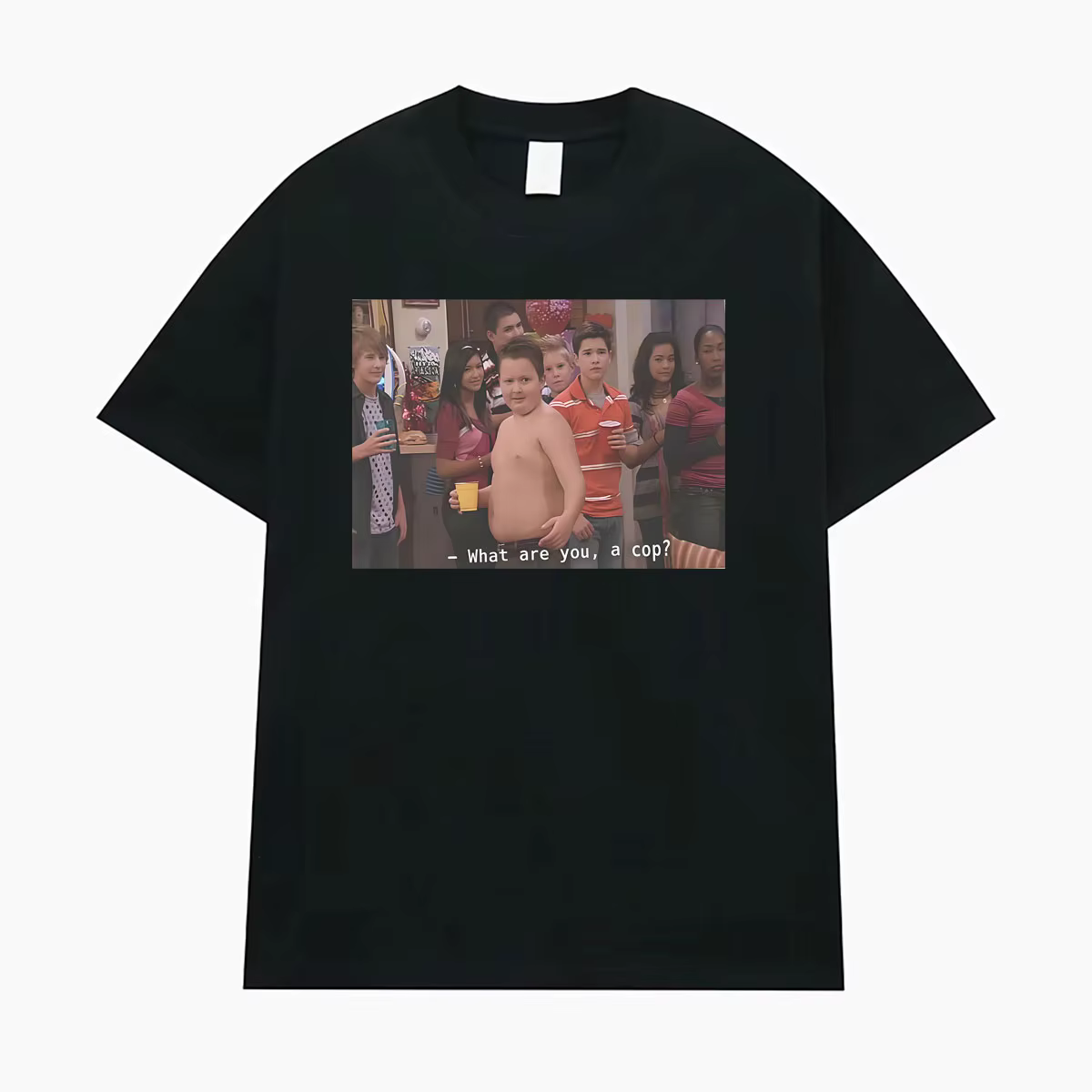 Gibby, qu'est-ce que tu es ? Un flic ? T-shirt imprimé avec des mèmes amusants de la série télévisée