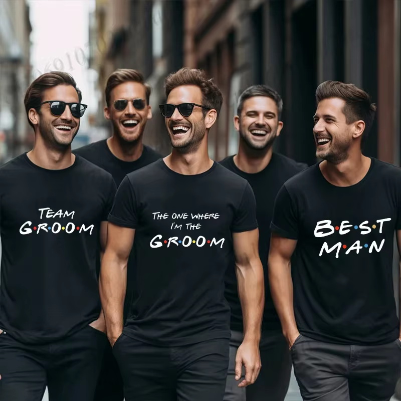 T-shirt Team Groom Squad Best Man
