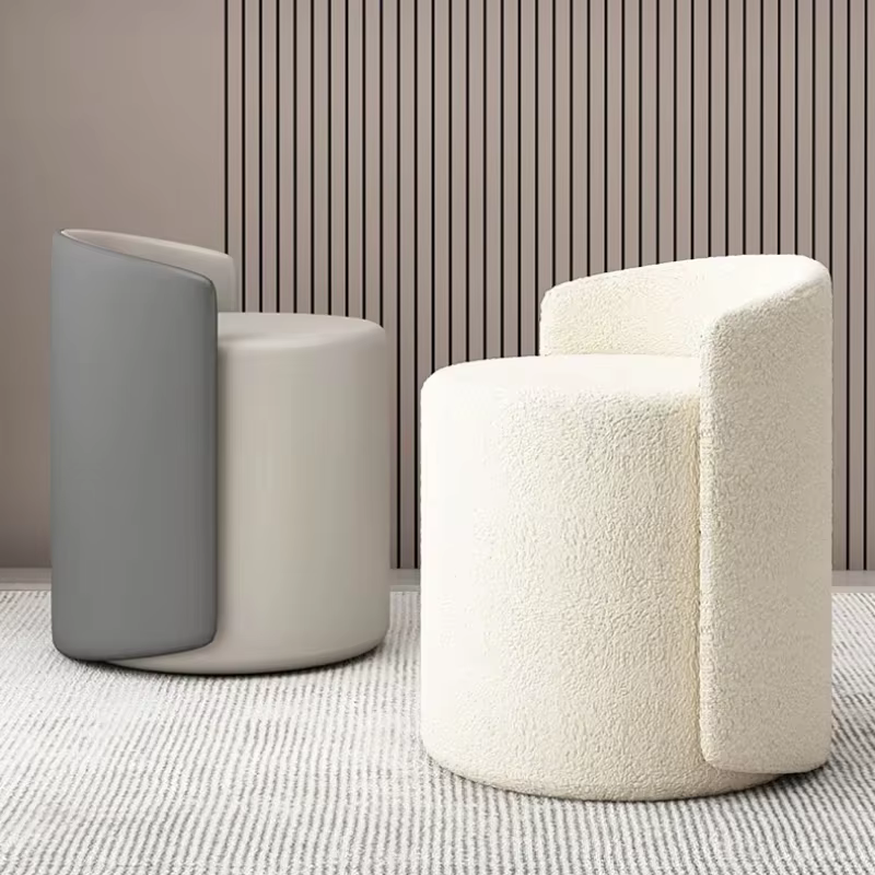 Chaise de maquillage avec dossier pour chambre à coucher