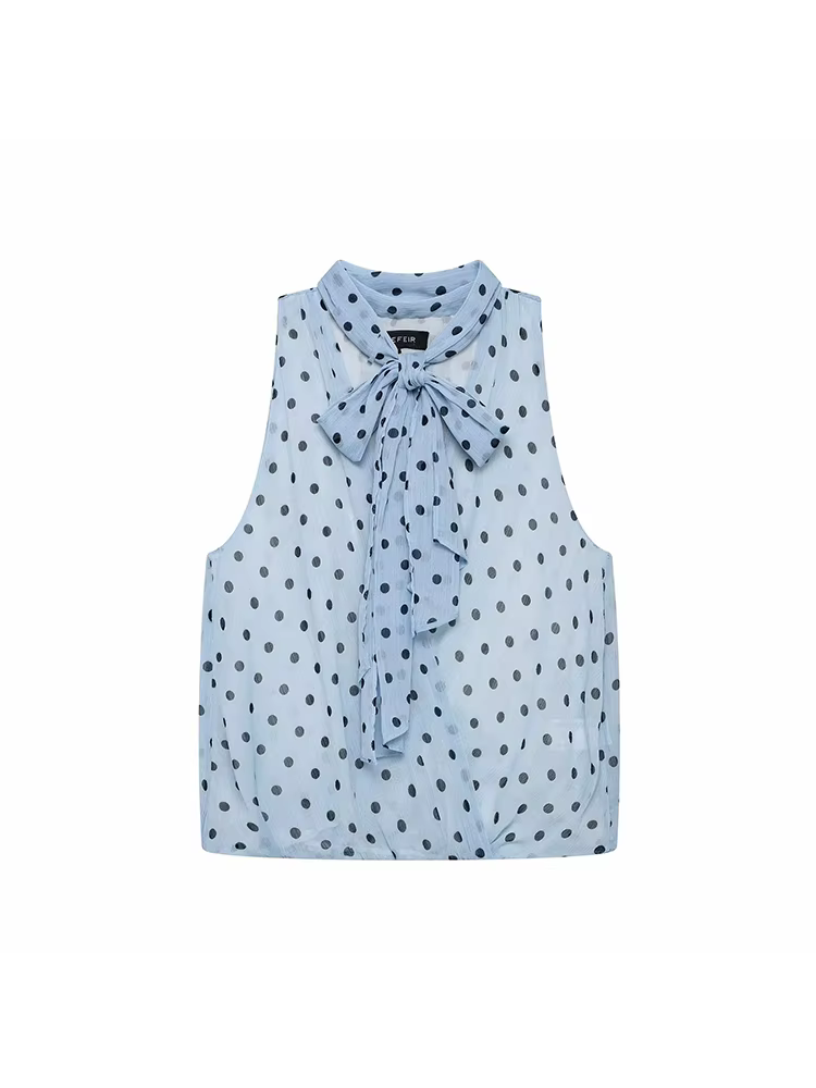 Hauts à pois pour femmes