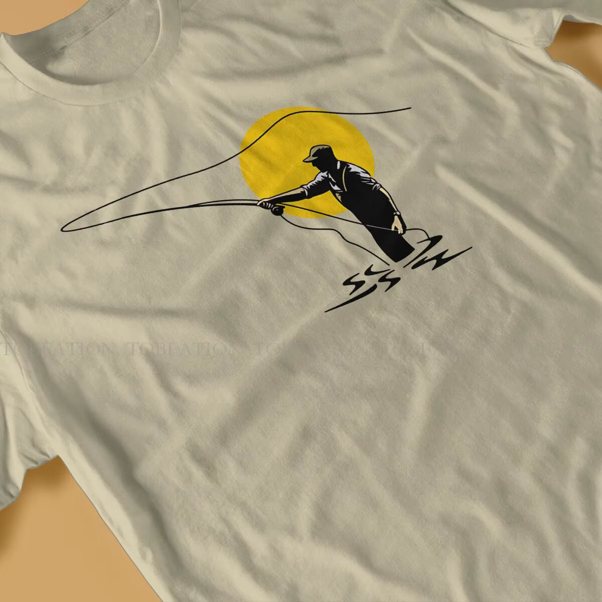 FishSuffolk-T-shirt manches courtes homme, estival et punk, en coton, Harajuku