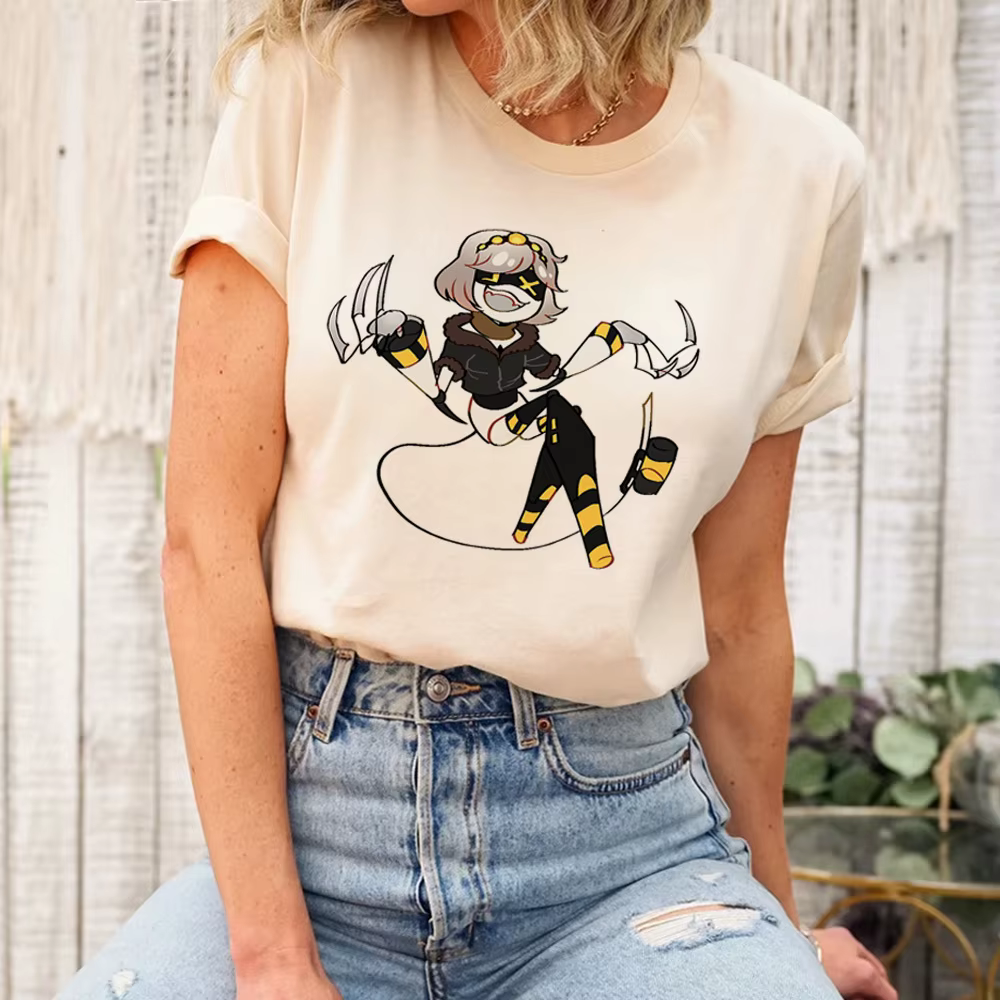 Murder Drones t-shirt fille respirant années 2000 confortable coloré graphique psychédélique