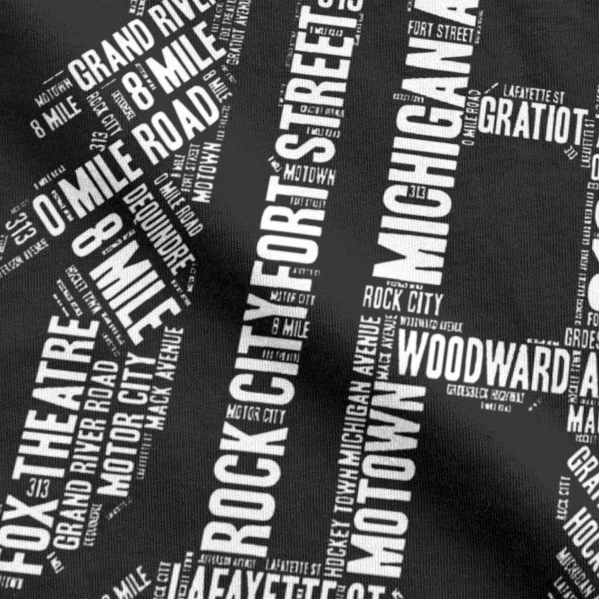 Detroit Graphic D T-shirt pour hommes