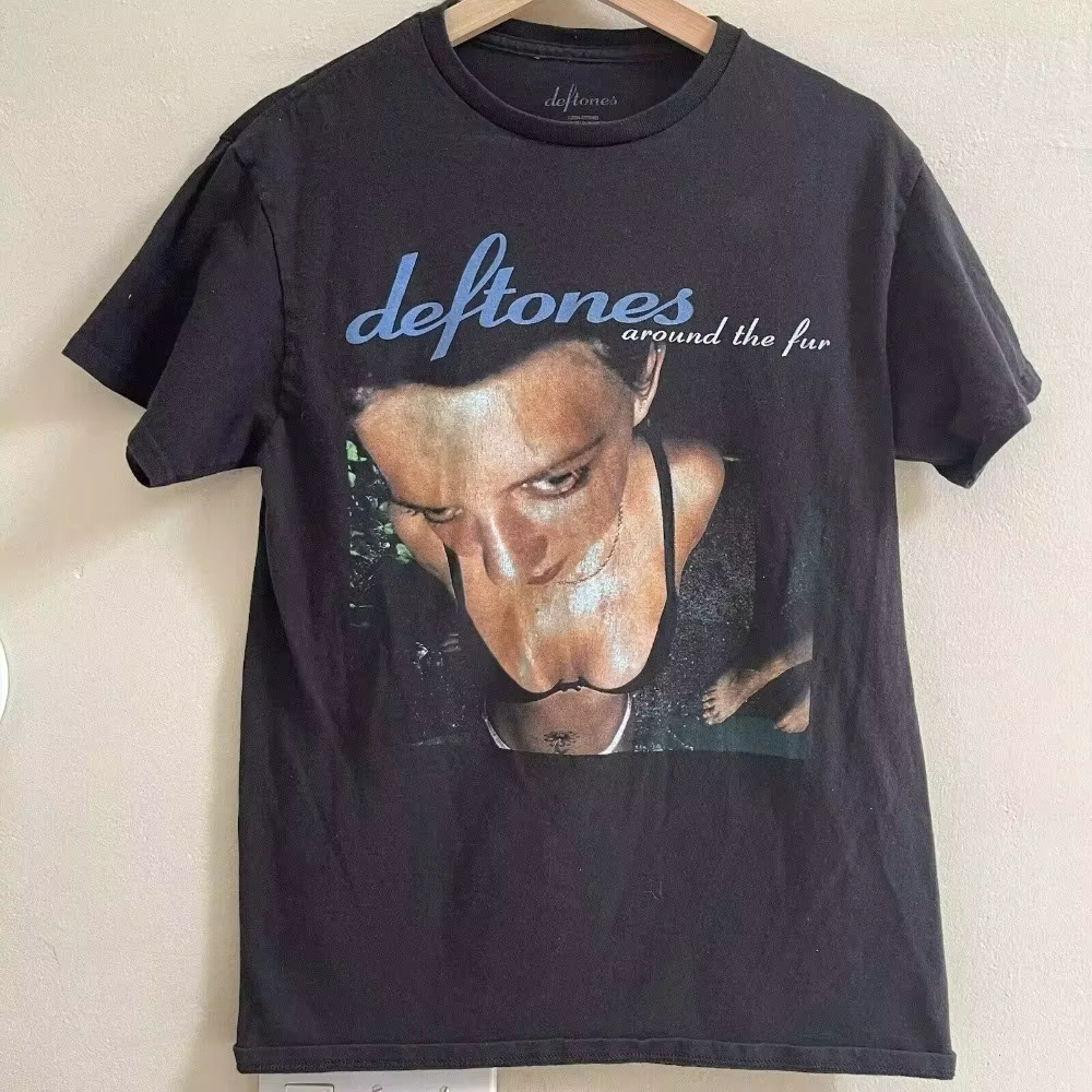 Deftones autour de la fourrure hommes femmes imprimé T-Shirt unisexe coton été rue Harajuku rue mode rétro hauts vêtements