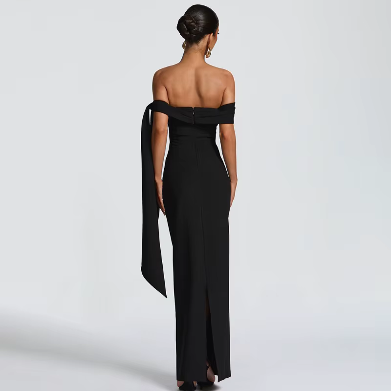 Robe longue bustier tubulaire Sexy pour femmes