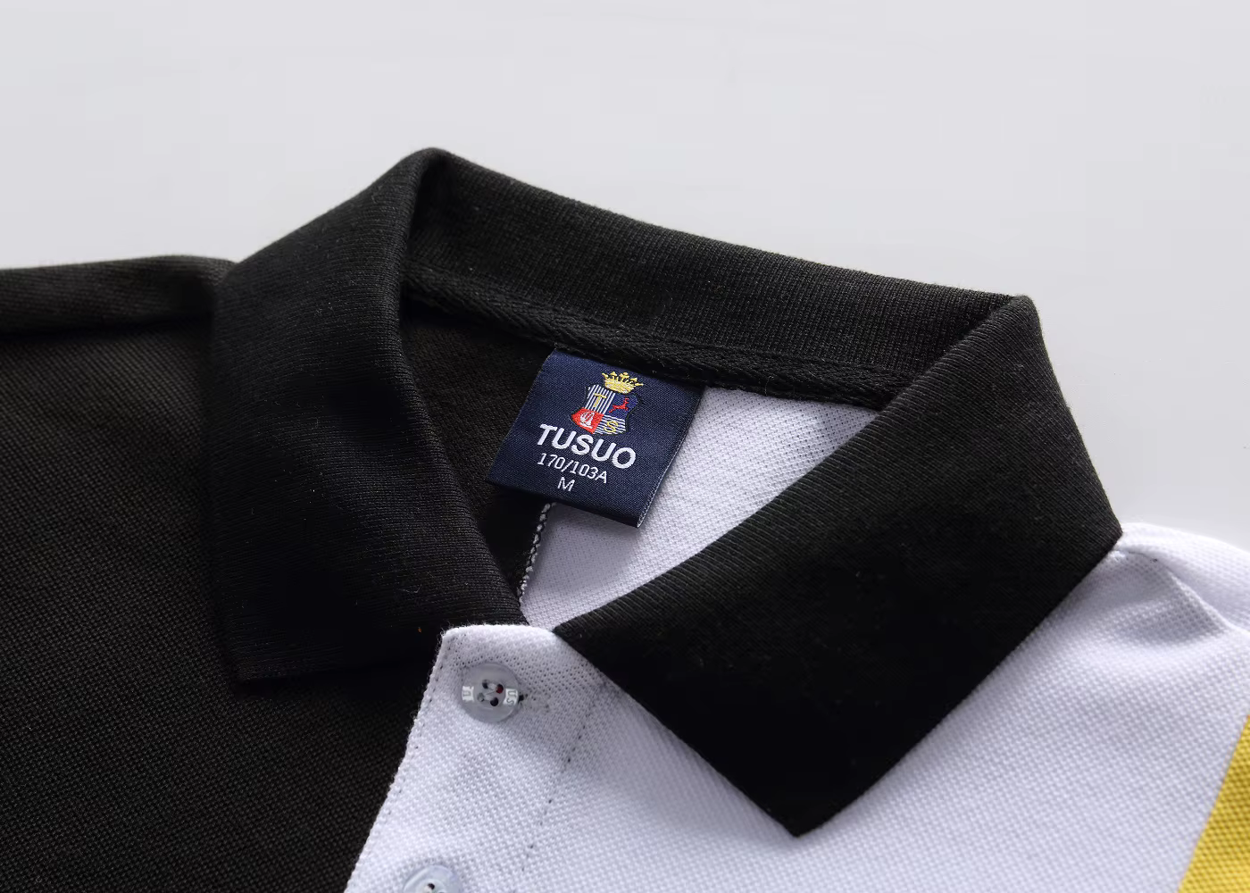 Polo homme USA Royal court décontracté sport fête haut de gamme coton broderie luxe contraste multicolore couture originale
