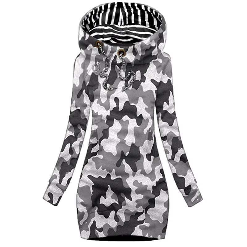 Robe à capuche décontractée