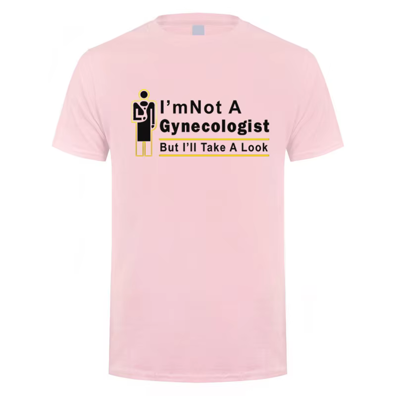 Nouveau T-shirt humoristique « Je ne suis pas gynécologue