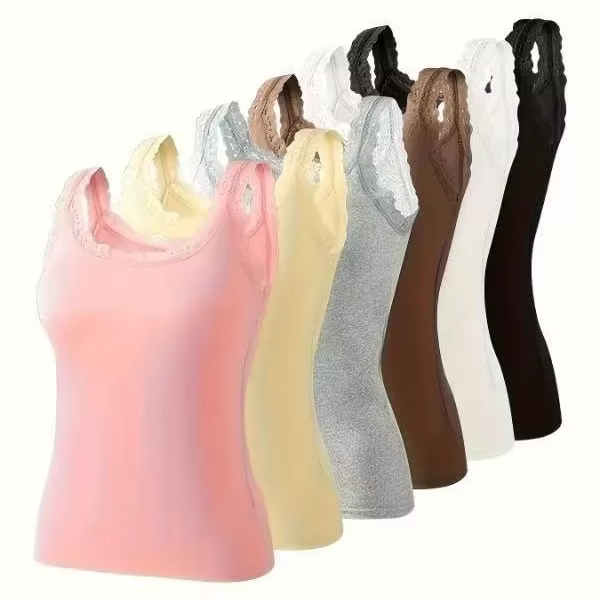 Débardeur en dentelle grande taille pour femme