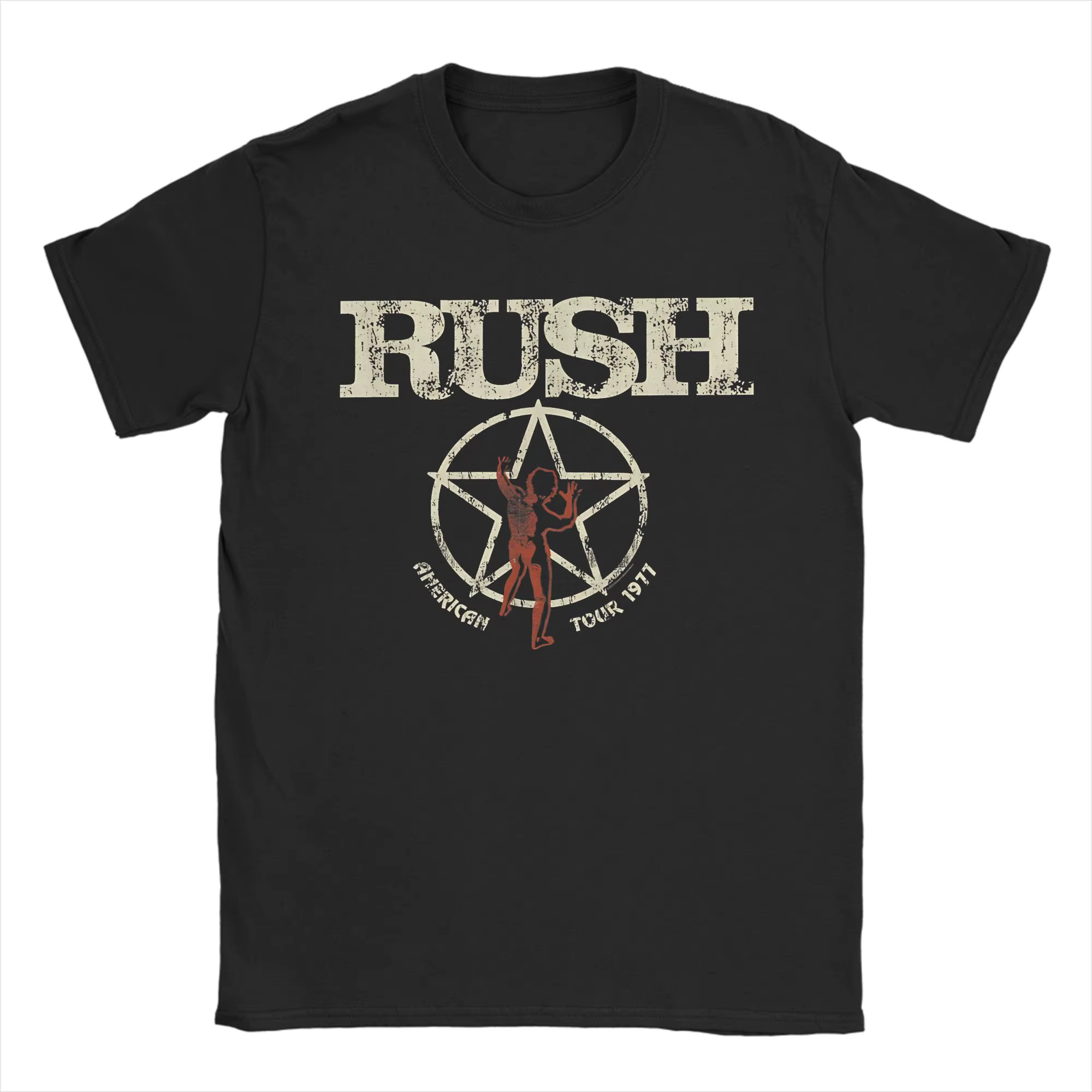 Rush Band T-shirt en coton pour hommes