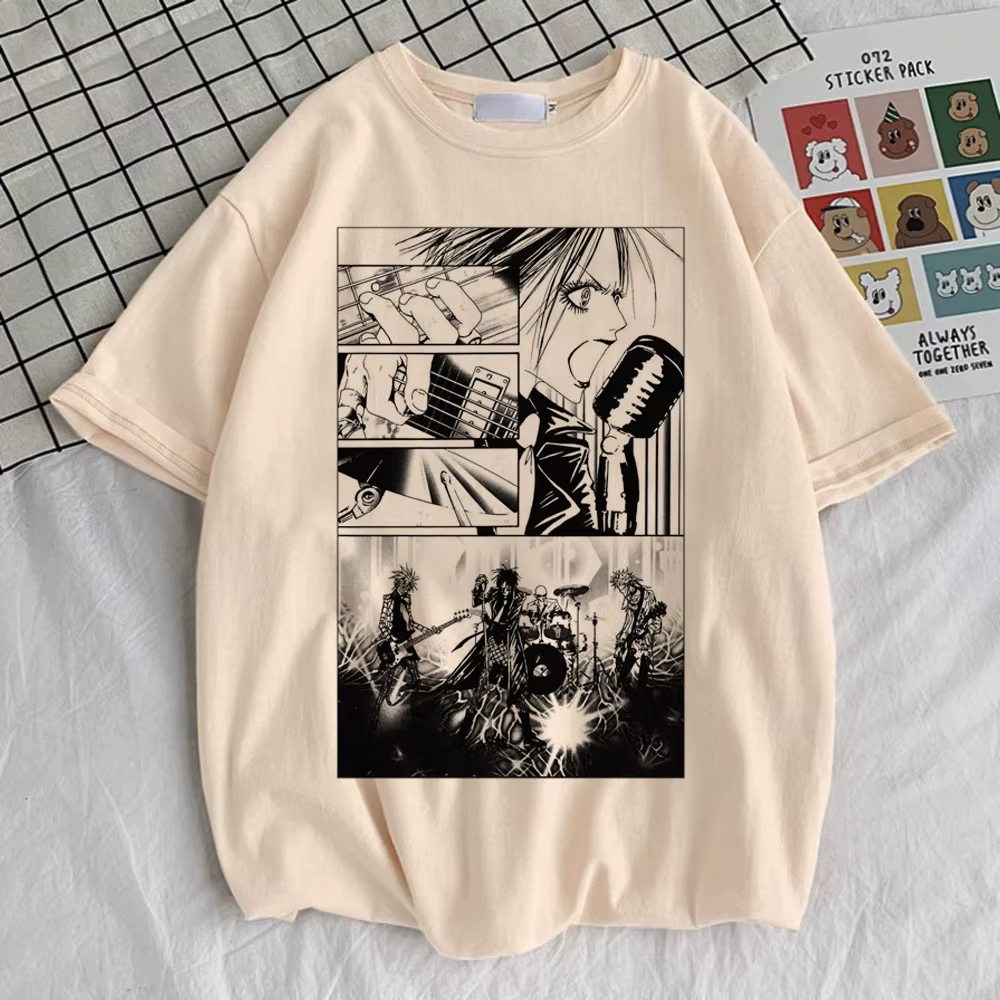 Nana Anime t-shirt femmes Pastel Punk coréen vêtements respirant graphique Pop Culture