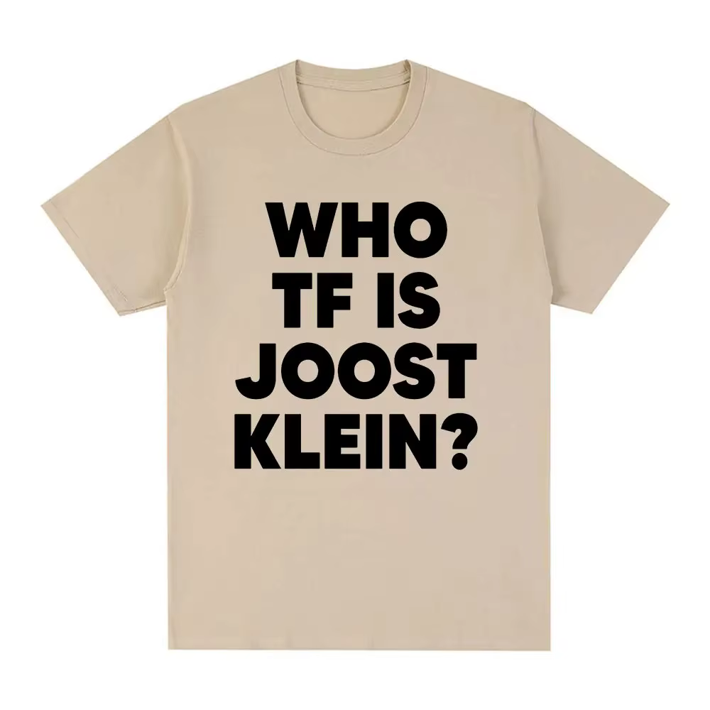 T-shirt tendance et amusant pour femme 2026 – Qui est Joost Klein ? – Haut créatif et stylé