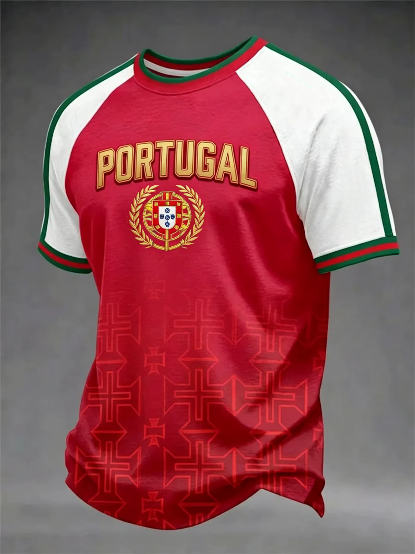 Maillots de football imprimés drapeau du Portugal, t-shirts pour hommes, t-shirts pour femmes, hauts pour garçons, t-shirts pour enfants, t-shirts parent-enfant, séchage rapide, manches courtes, t-shi
