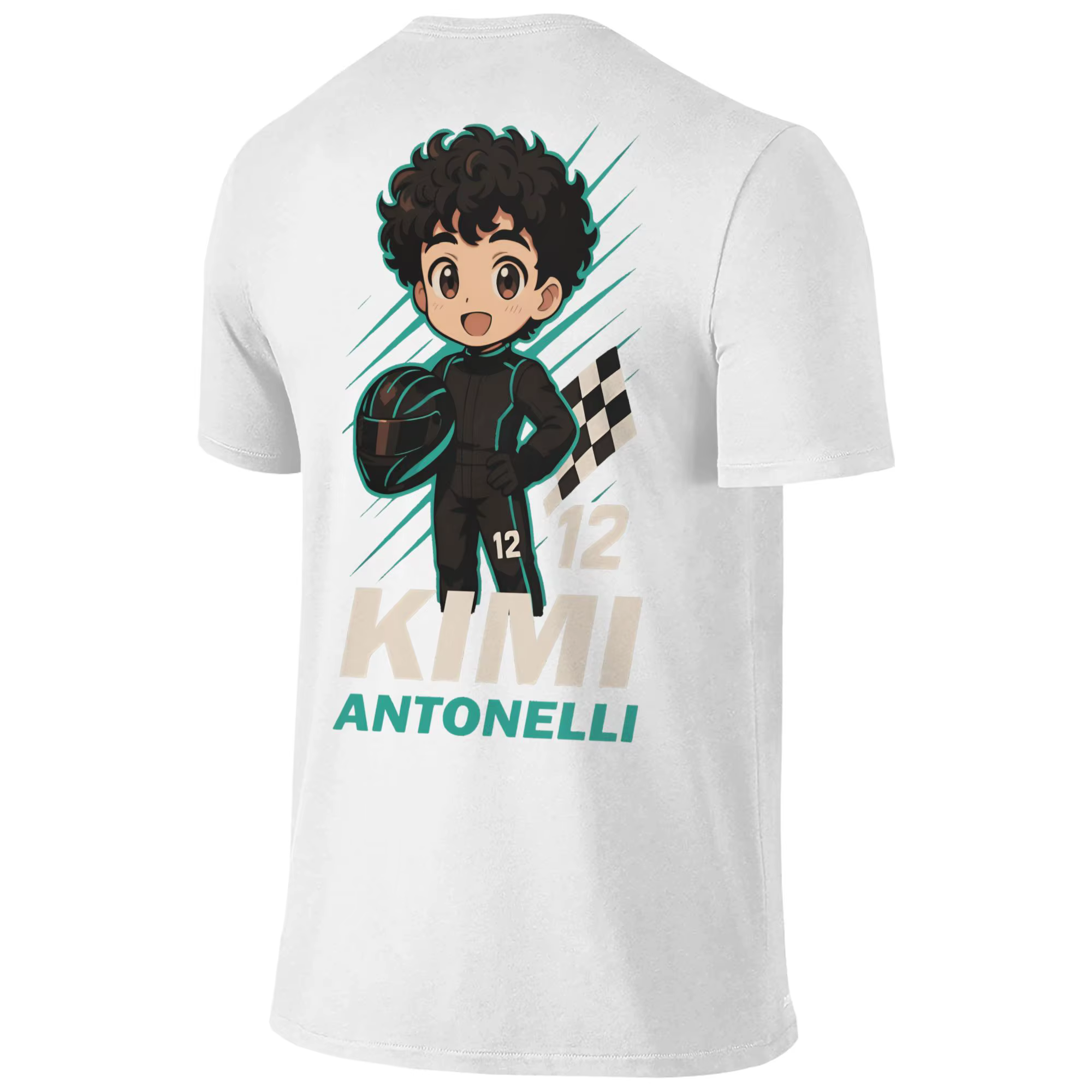 Kimi Antonelli T-shirt pour homme en pur coton