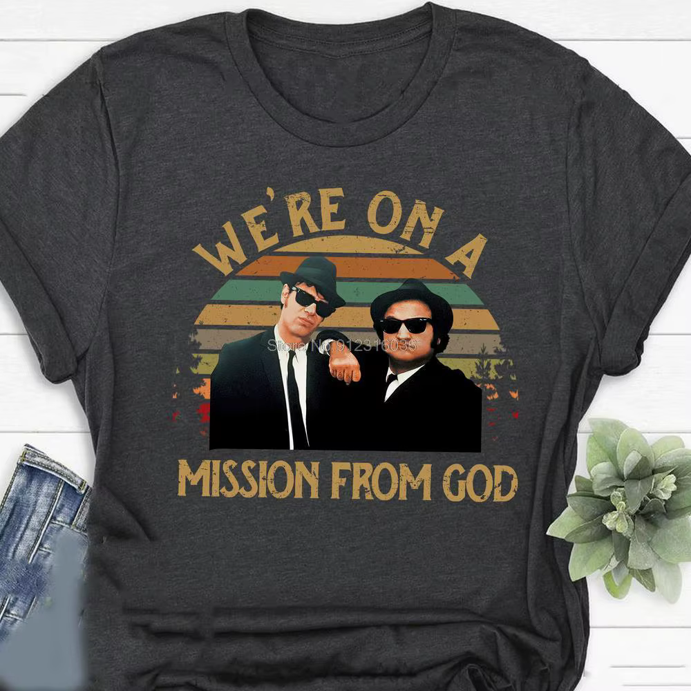 Chemise de film The Blues Brothers pour hommes et femmes