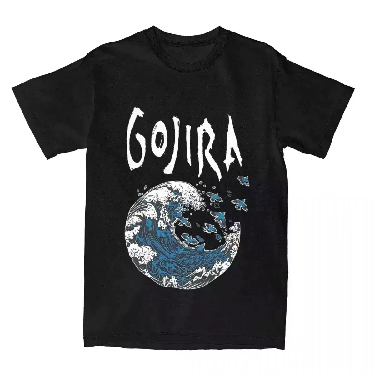 T-shirt en coton avec motif Tree of Life Gojira Band