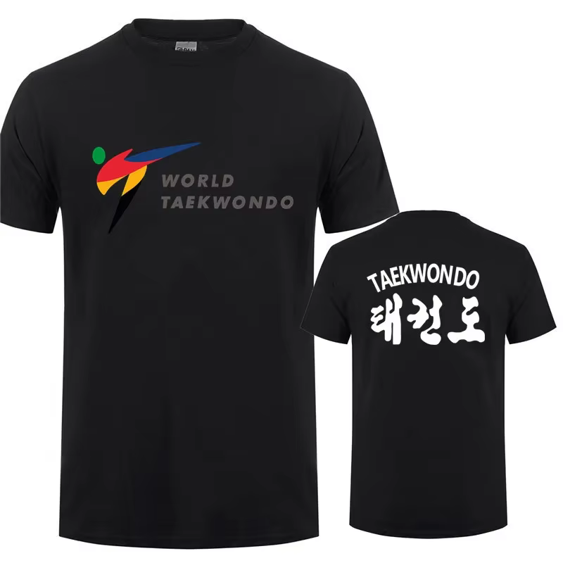 WTF T-shirt Taekwondo Federation pour hommes