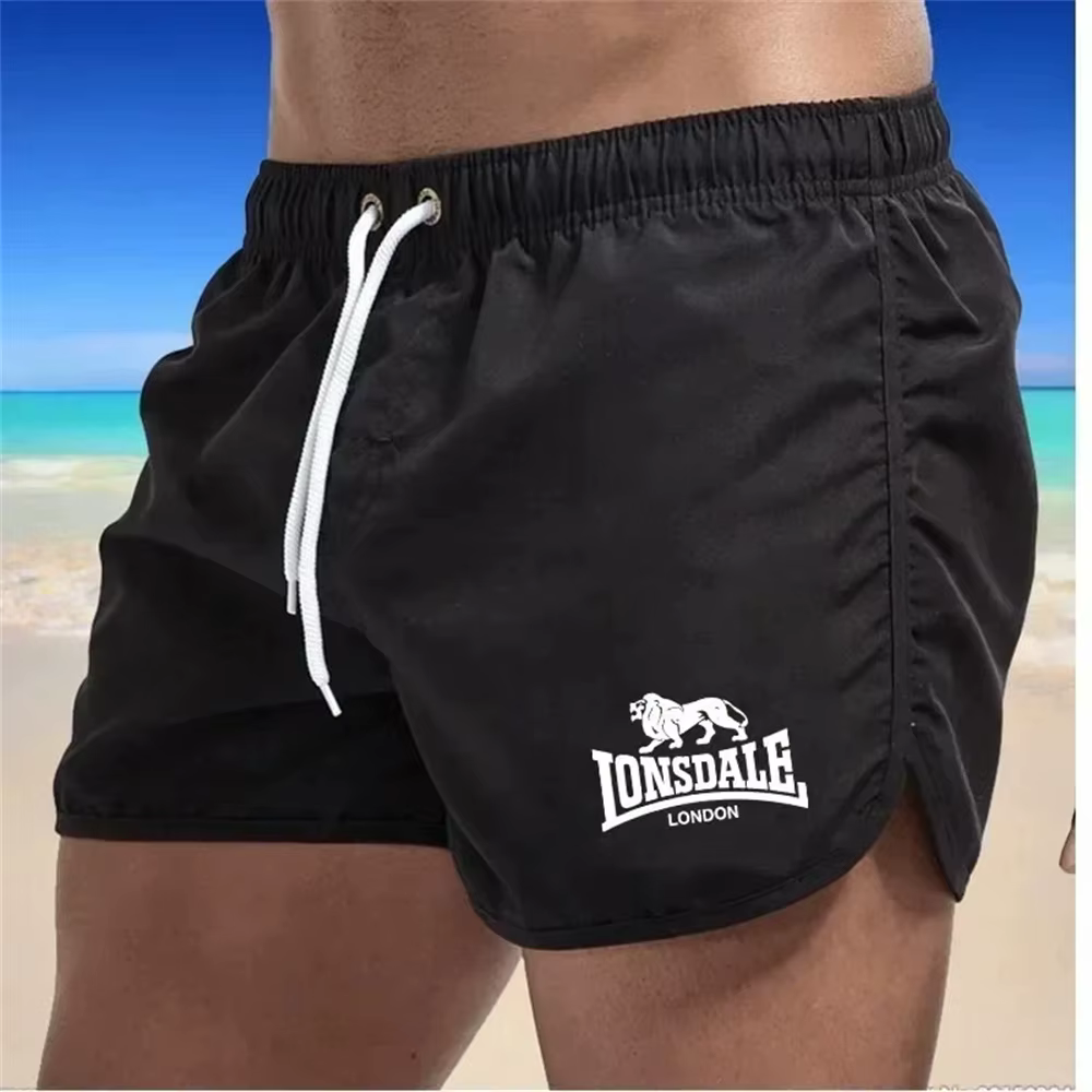 Shorts de plage imprimés pour hommes Lonsdale