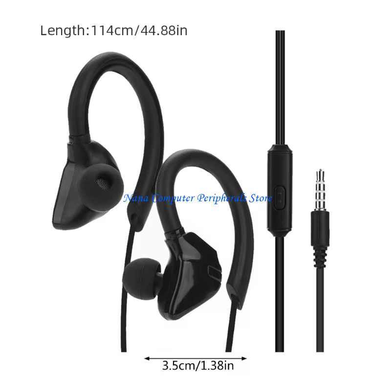 Écouteurs intra-auriculaires filaires sport F68C