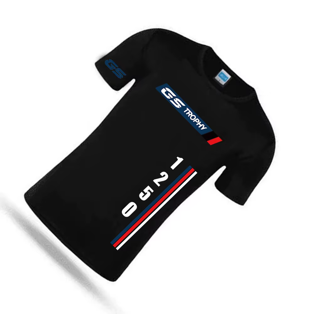 T-shirt de course de moto pour homme