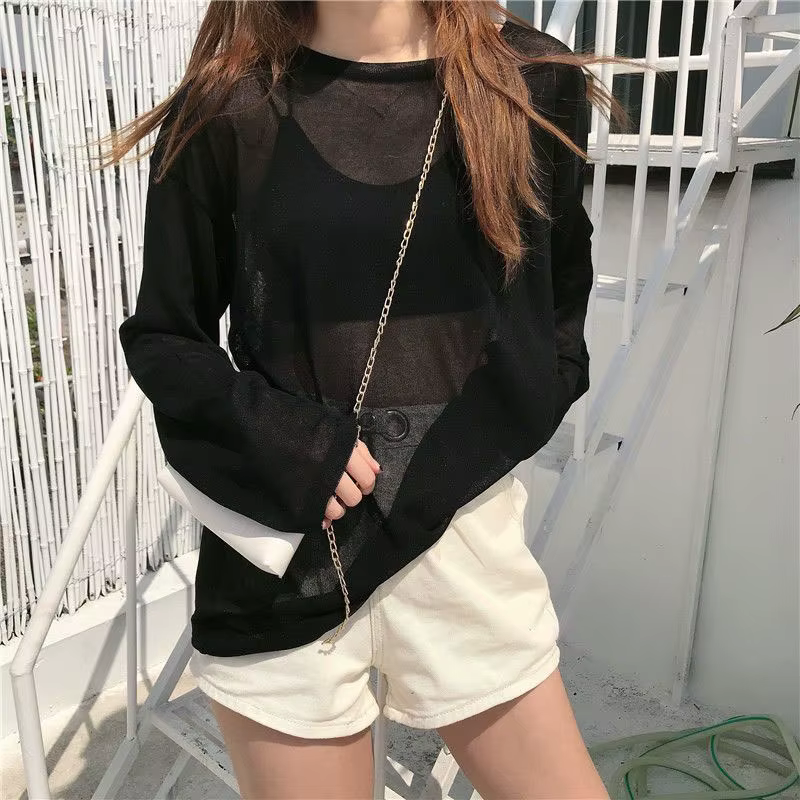 T-shirts transparents pour femmes