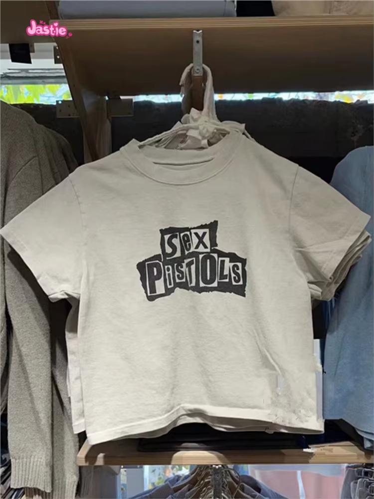 T-shirt manches courtes col rond femme