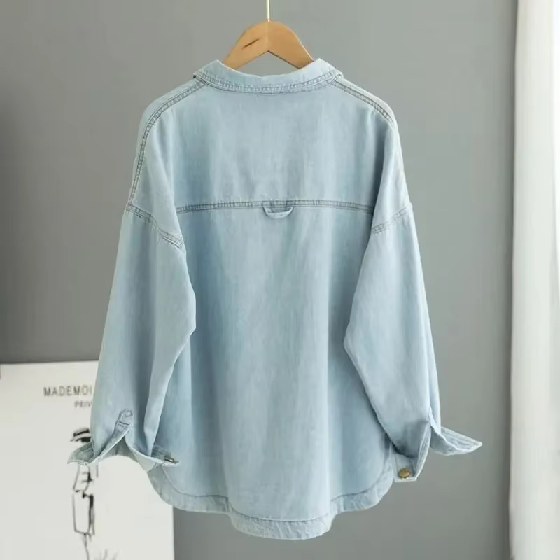 Chemise en jean pour femme Printemps-Été 2025