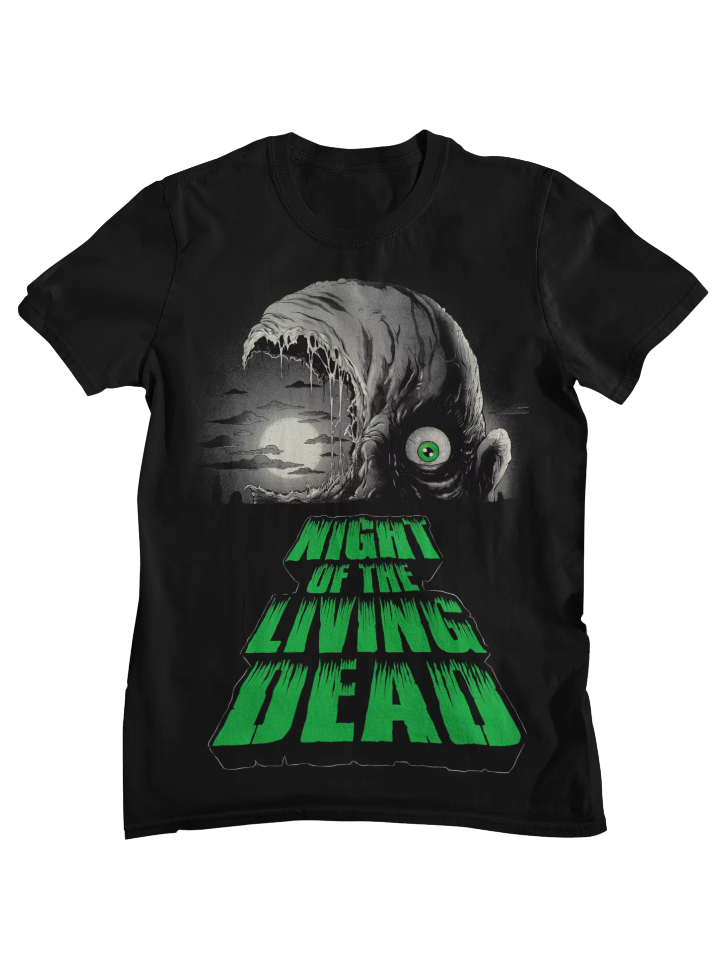 T-Shirt graphique rétro du film d'horreur Night of The Living Dead