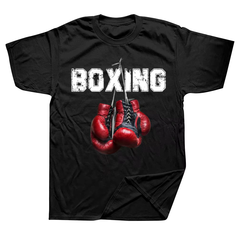 Drôle j'aime boxe t-shirts graphique coton Streetwear à manches courtes cadeaux d'anniversaire Style d'été T-shirt vêtements pour hommes