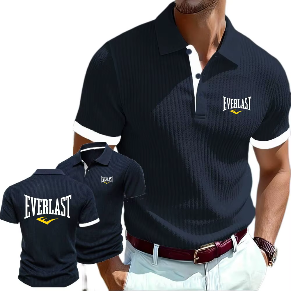 Nouveaux polos en tricot à col pour hommes Everlast