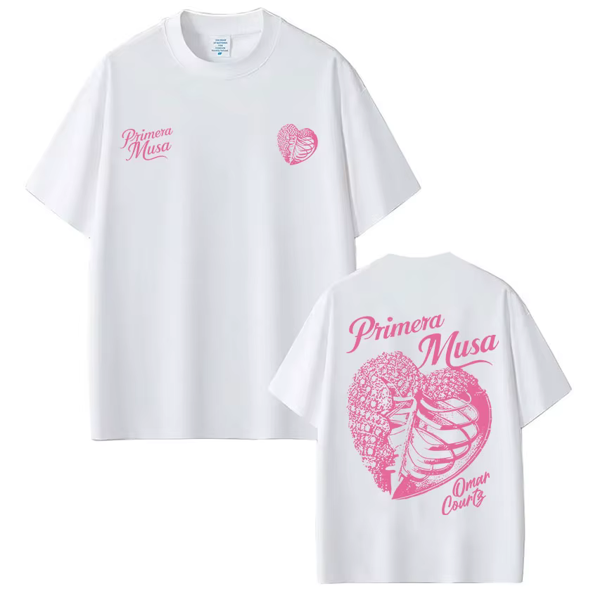 Omar Courtz Primera Musa Album Tour Merch T-shirt hommes femmes Hip Hop mode