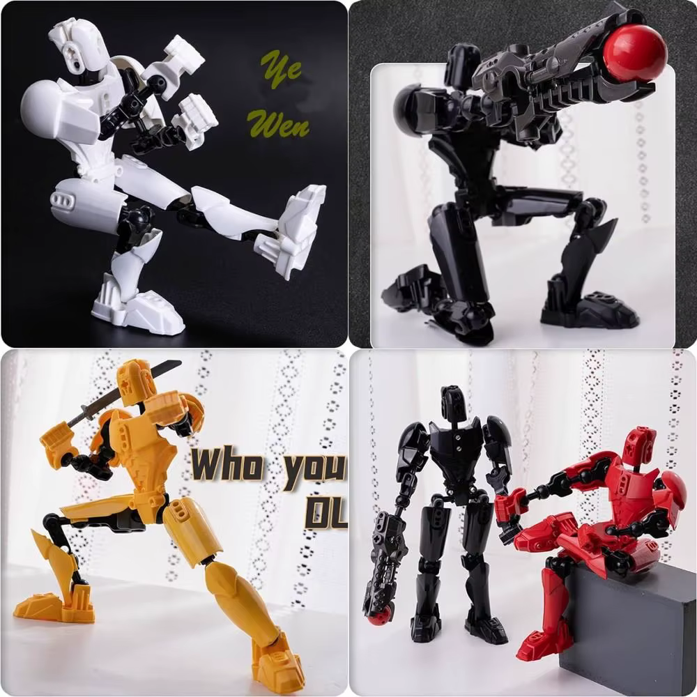 Figurine articulée Titan T13 imprimée en 3D pour les amateurs de jeux