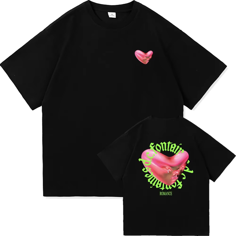 T-shirt unisexe 2025 Fontaines D C Romance pour homme et femme