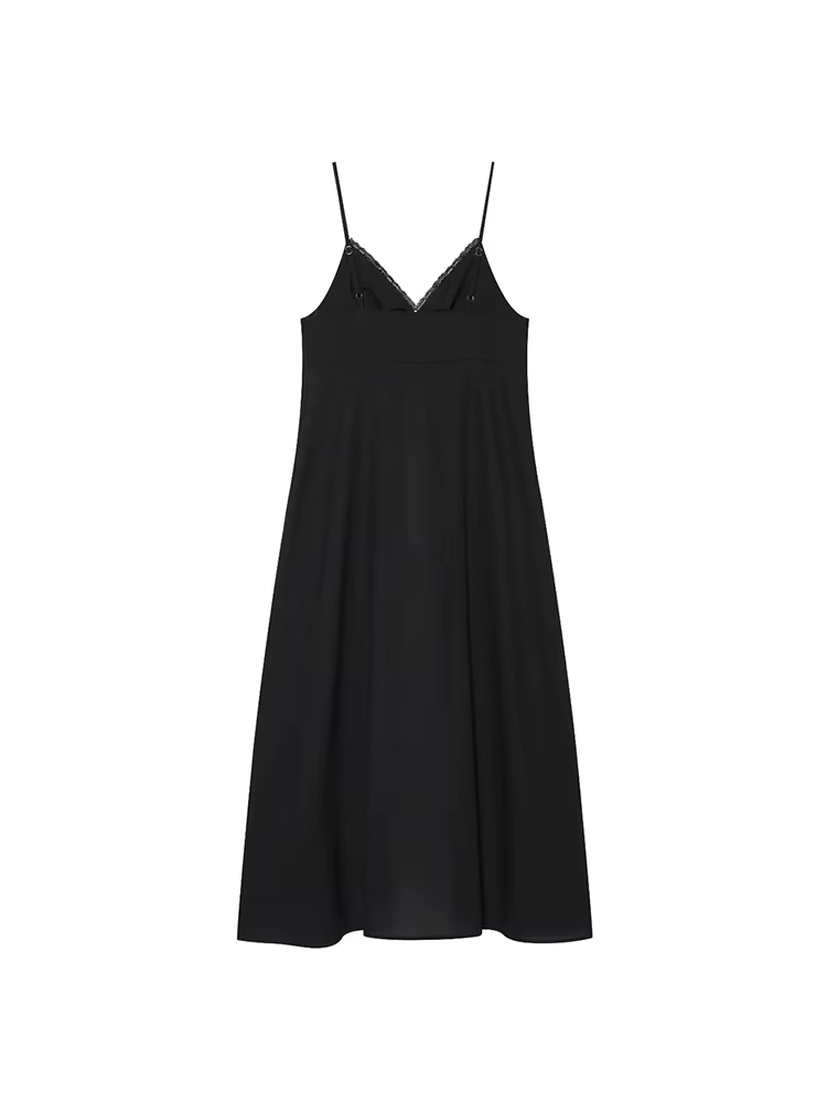 TFMLN Haut décontracté à longues bretelles pour femme, chic, uni, à lacets, sans manches, à fines bretelles, avec fente haute, style streetwear, pour l'été