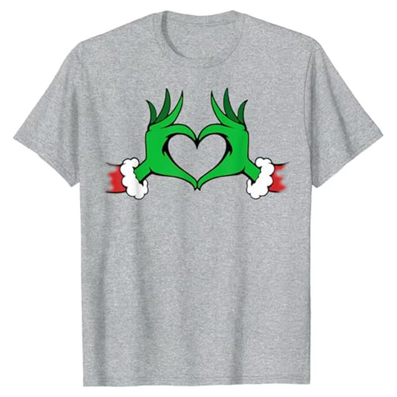 T-shirt graphique grincheux à manches courtes pour la famille