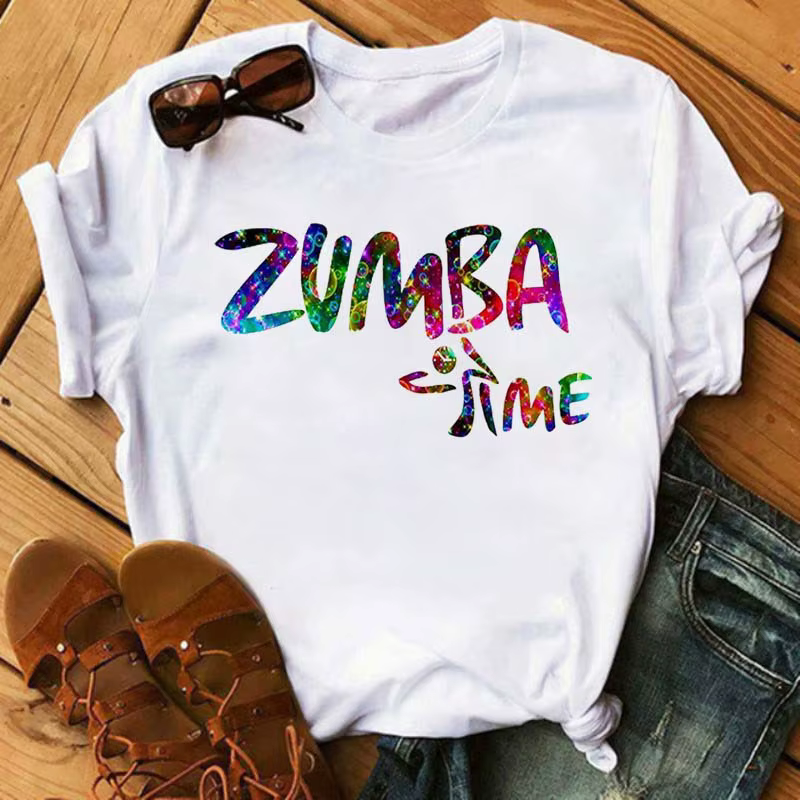 T-shirt imprimé Zumba pour femmes